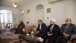دیدار سرپرست حوزه نمایندگی ولی فقیه در جهاد کشاورزی آذربایجان غربی با خانواده معظم شهید جهادگر فریدون کشتگر